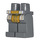 LEGO Dark Stone Gray Battle Suit Axl Minifigure Hips and Legs (3815 / 29018)
