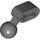LEGO Dark Stone Gray Beam 2 with Angled Ball Joint (50923 / 59141)