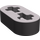 LEGO Dark Stone Gray Beam 2 x 0.5 with Axle Holes (41677 / 44862)