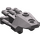 LEGO Dark Stone Gray Bionicle 3 x 5 x 2 Knee Shield (53543)