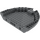 LEGO Dark Stone Gray Boat Bow Hull 16 x 14 x 2 (64651)