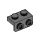 LEGO Dark Stone Gray Bracket 1 x 2 - 1 x 2 (99781)