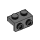 LEGO Grigio pietra scuro Staffa 1 x 2 - 1 x 2 (99781)