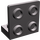 LEGO Gris pierre foncé Support 1 x 2 - 2 x 2 En haut (99207)