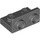 LEGO Dark Stone Gray Bracket 1 x 2 with 1 x 2 Up (99780)