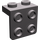 LEGO Dark Stone Gray Bracket 1 x 2 with 2 x 2 (21712 / 44728)