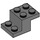 LEGO Dark Stone Gray Bracket 2 x 3 with Plate and Step without Bottom Stud Holder (18671)