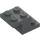 LEGO Dark Stone Gray Bracket 2 x 3 with Plate and Step without Bottom Stud Holder (18671)