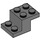 LEGO Donker Steengrijs Beugel 2 x 3 met Plaat en Step zonder Studhouder aan de onderzijde (18671)