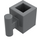 LEGO Dark Stone Gray Brick 1 x 1 with Handle (2921 / 28917)