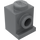 LEGO Gris pierre foncé Brique 1 x 1 avec Phare (4070 / 30069)