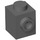LEGO Dark Stone Gray Brick 1 x 1 with Stud on One Side (87087)