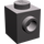 LEGO Dunkles Steingrau Backstein 1 x 1 mit Bolzen auf Zwei Gegenüberliegende Seiten (47905)