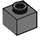 LEGO Gris pierre foncé Brique 1 x 1 x 0.7 (86996)