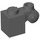 LEGO Dark Stone Gray Brick 1 x 1 x 2 with Scroll and Open Stud (20310)