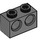 LEGO Dark Stone Gray Brick 1 x 2 with 2 Holes (32000)