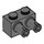 LEGO Dark Stone Gray Brick 1 x 2 with 2 Pins (30526 / 53540)