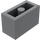 LEGO Dunkles Steingrau Backstein 1 x 2 mit Unterrohr (3004 / 93792)