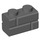 LEGO Dunkles Steingrau Backstein 1 x 2 mit Embossed Bricks (98283)