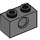 LEGO Gris pierre foncé Brique 1 x 2 avec Trou (3700)