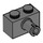 LEGO Dark Stone Gray Brick 1 x 2 with Pin with Bottom Stud Holder (44865)