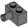 LEGO Dunkles Steingrau Backstein 1 x 2 mit Stift ohne Bodenstollenhalter (2458)