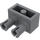 LEGO Dark Stone Gray Brick 1 x 2 with Pins (30526 / 53540)