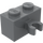 LEGO Gris pierre foncé Brique 1 x 2 avec Verticale Agrafe (Ouvrir le clip &#039;O&#039;) (42925 / 95820)