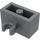 LEGO Dark Stone Gray Brick 1 x 2 with Vertical Clip (Open &#039;O&#039; clip) (42925 / 95820)