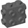 LEGO Gris pierre foncé Brique 1 x 2 x 1.6 avec Côté et Fin Goujons (67329)