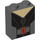 LEGO Grigio pietra scuro Mattoncino 1 x 2 x 2 con Nero Widow Busto con supporto per bottoncino interno (3245 / 33502)