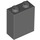 LEGO Dark Stone Gray Brick 1 x 2 x 2 with Inside Axle Holder (3245)