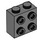 LEGO Dark Stone Gray Brick 1 x 2 x 2 with Studs on Opposite Sides (80796)