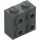 LEGO Dark Stone Gray Brick 1 x 2 x 2 with Studs on Opposite Sides (80796)