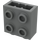 LEGO Dark Stone Gray Brick 1 x 2 x 2 with Studs on Opposite Sides (80796)