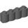 LEGO Gris pierre foncé Brique 1 x 4 Log (30137)
