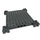 LEGO Donker steengrijs Steen 12 x 12 x 1 met Grooved Hoek Supports (30645)