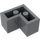 LEGO Dunkles Steingrau Backstein 2 x 2 Ecke (2357)