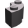 LEGO Dark Stone Gray Brick 2 x 2 Round Corner with Stud Notch and Hollow Underside (3063 / 45417)