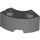 LEGO Dark Stone Gray Brick 2 x 2 Round Corner with Stud Notch and Reinforced Underside (85080)