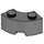 LEGO Dark Stone Gray Brick 2 x 2 Round Corner with Stud Notch and Reinforced Underside (85080)