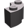 LEGO Dunkles Steingrau Backstein 2 x 2 Runden Ecke mit Bolzenkerbe und verstärkter Unterseite (85080)