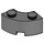 LEGO Gris pierre foncé Brique 2 x 2 Rond Coin avec encoche de tenons et dessous renforcé (85080)