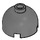 LEGO Dark Stone Gray Brick 2 x 2 Round with Dome Top (Safety Stud, Axle Holder) (3262 / 30367)