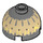 LEGO Gris pierre foncé Brique 2 x 2 Rond avec Dome Haut avec Buzz Droid Diriger (Goujon creux, support d&#039;essieu) (16378 / 30367)