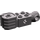 LEGO Gris pierre foncé Brique 2 x 2 avec Essieu Trou, Verticale Charnière Joint, et Fist (47431)