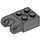 LEGO Dark Stone Gray Brick 2 x 2 with Ball Socket and Axlehole (Wide Open Socket) (92013)