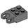 LEGO Dark Stone Gray Brick 2 x 2 with Ball Socket and Axlehole (Wide Reinforced Socket) (62712)