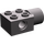 LEGO Dark Stone Gray Brick 2 x 2 with Hole and Rotation Joint Socket (48169 / 48370)