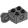 LEGO Dark Stone Gray Brick 2 x 2 with Hole, Half Rotation Joint Ball Vertical (48171 / 48454)